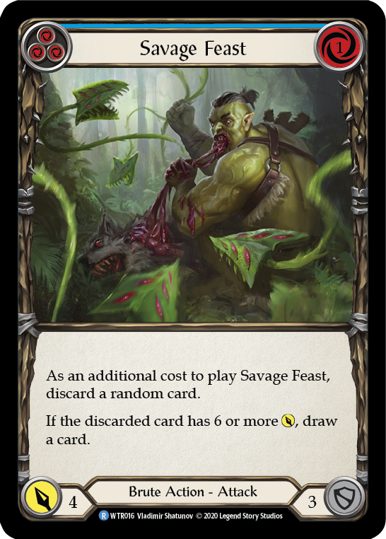 Savage Feast (Blue) [U-WTR016] Unlimited Normal