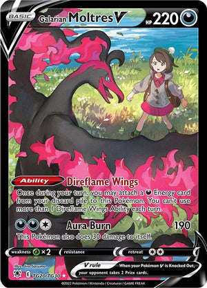 Galarian Moltres V (TG20/TG30) [Sword & Shield: Astral Radiance]