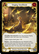 Singing Steelblade [WTR121-S] Alpha Print Rainbow Foil