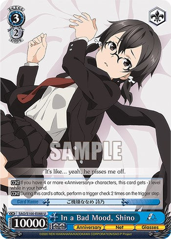In a Bad Mood, Shino [Sword Art Online Animation 10th Anniversary]