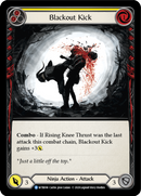 Blackout Kick (Yellow) [U-WTR090] Unlimited Rainbow Foil