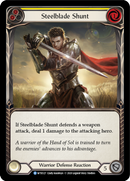 Steelblade Shunt (Yellow) [U-WTR127] Unlimited Rainbow Foil