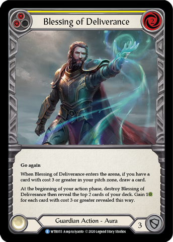 Blessing of Deliverance (Yellow) [U-WTR055] Unlimited Rainbow Foil