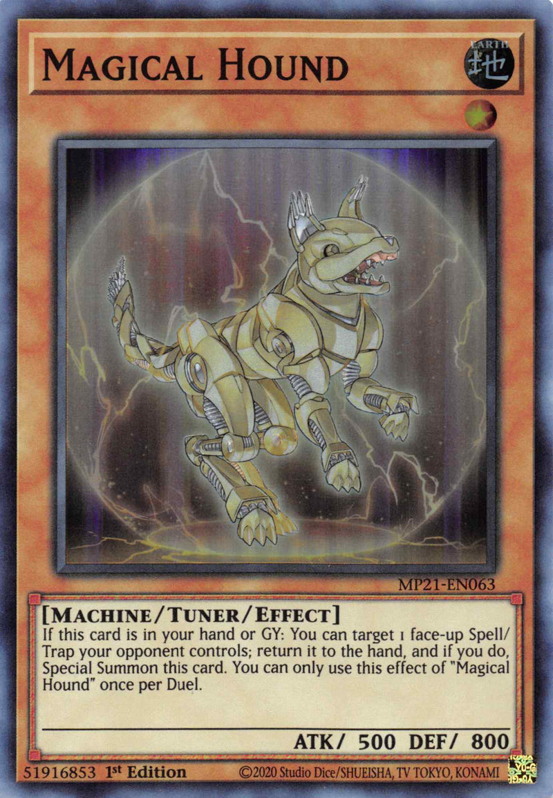 Magical Hound [MP21-EN063] Super Rare