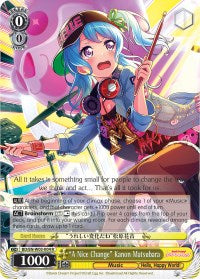 "A Nice Change" Kanon Matsubara (BD/EN-W03-004 R) [BanG Dream! Girls Band Party! MULTI LIVE]