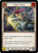 Valiant Thrust (Blue) [MON041-RF] 1st Edition Rainbow Foil