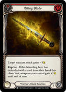Biting Blade (Red) [U-WTR135] Unlimited Rainbow Foil