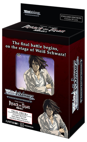 [EN] Weiss Schwarz: Attack on Titan Final Season - Trial Deck+