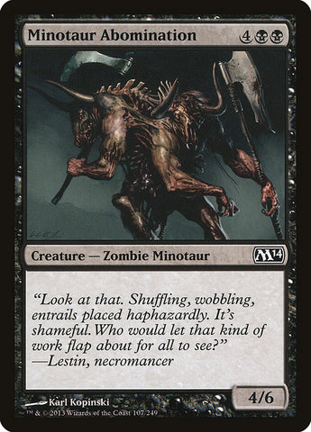 Minotaur Abomination [Magic 2014]