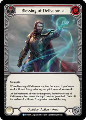 Blessing of Deliverance (Red) [U-WTR054] Unlimited Rainbow Foil
