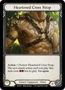 Heartened Cross Strap [WTR152-C] Alpha Print Cold Foil