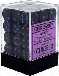 Chessex 36 x 6 Sided Dice Set