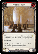 Warrior's Valor (Red) [U-WTR129] Unlimited Rainbow Foil