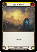 Sigil of Solace (Yellow) [WTR174-R] Alpha Print Rainbow Foil