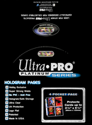 Ultra PRO: Platinum Hologram 4-Pocket Pages - 3-Holes (3.5" x 5"/100-Pack)