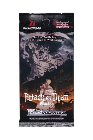 [EN] Weiss Schwarz: Attack on Titan Final Season - Booster Pack